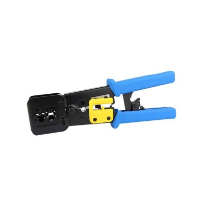 8pin 6pin Pass Through Crimper Tool For Rj45 Rj12 Connector